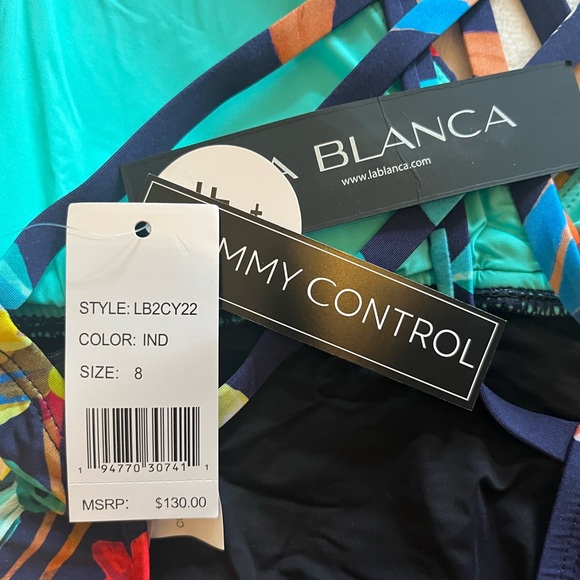 La Blanca Colorful Floral Swimsuit - Classic Sexy - Picture 8 of 11